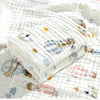4-Layer Cotton Gauze Baby Swaddle & Bath Towel