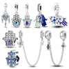 Classic Charm Bead with Cubic Zirconia Accent