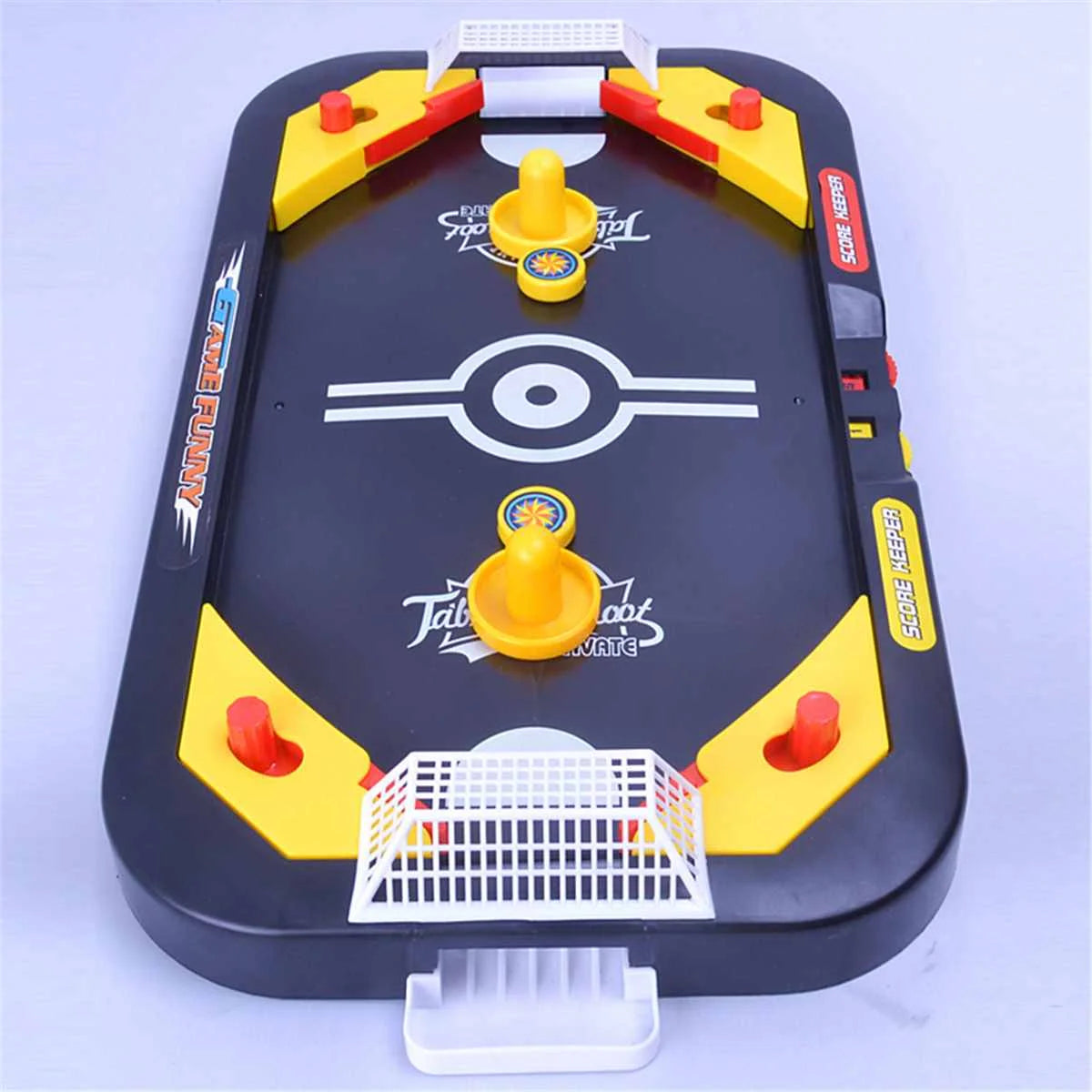2-in-1 Desktop Air Hockey & Ice Hockey Game Set