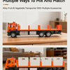 1:32 Scale Diecast Container Truck Toy – Fruit & Vegetable Transport Vehicle