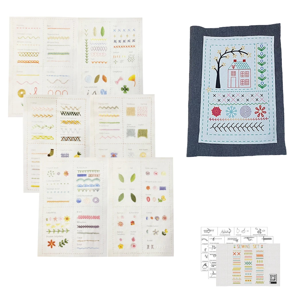 Hand Embroidery Stitches Guide Book for Beginners