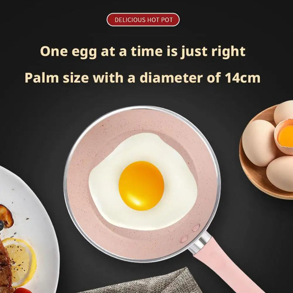 Mini Non-Stick Marble Frying Pan in Pink