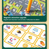 Magnetic Alphabet Maze Wooden Letter Puzzle – Parking Lot Theme