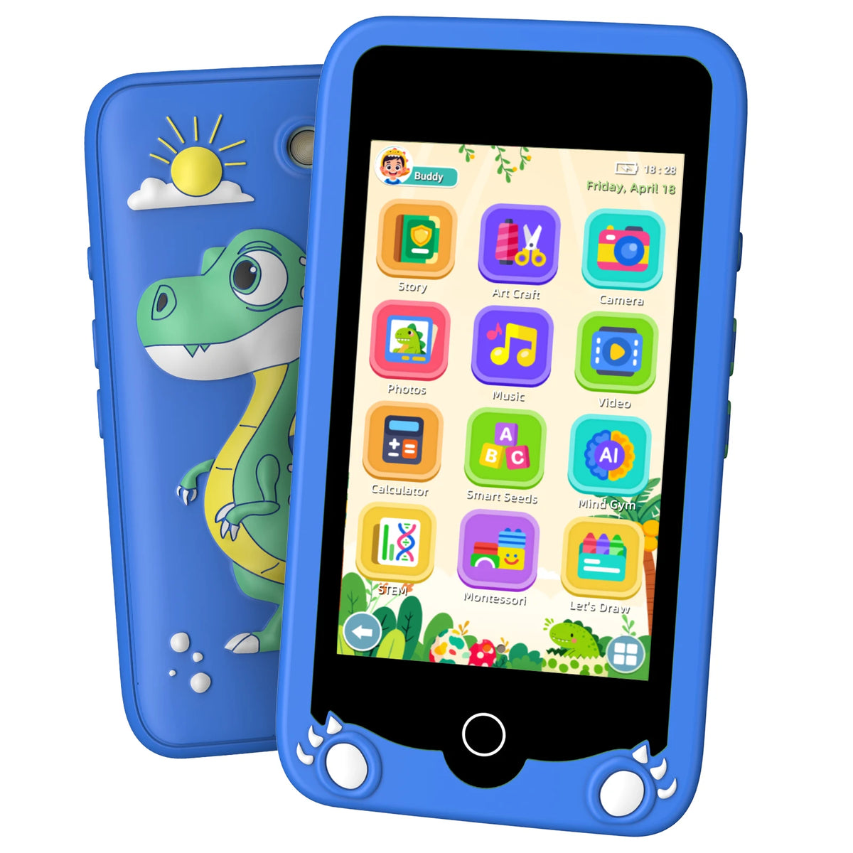 Kids' Learning Phone with 200+ Educational Games and Dual Cameras