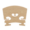 A light brown maple wood violin bridge for 4/4 to 1/8 size
