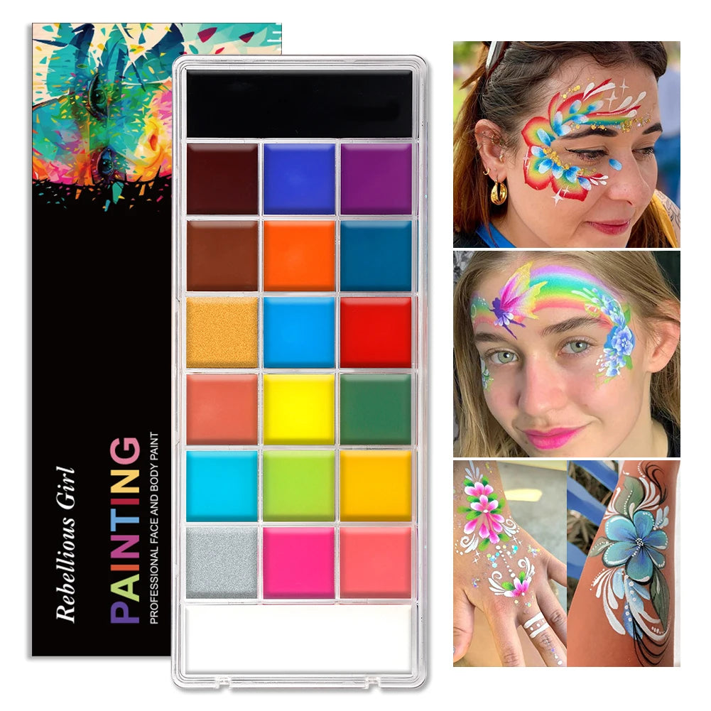 Professional Face & Body Paint Palette for Halloween, Cosplay & SFX