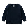 Navy blue kids pullover hoodie for boys and girls