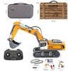 Alloy & Plastic Remote Control Excavator Engineering Toy