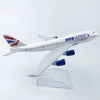 Diecast Metal Boeing Aircraft Model – 16 cm Collectible Display Piece