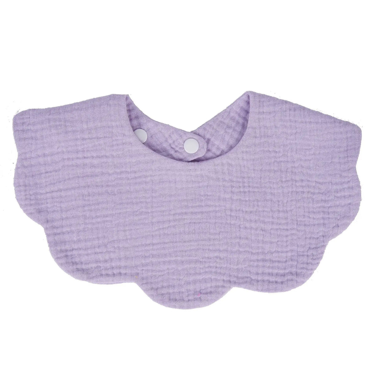 Cotton Baby Bibs with Burp Cloth – Soft Solid Color Bandana Scarf