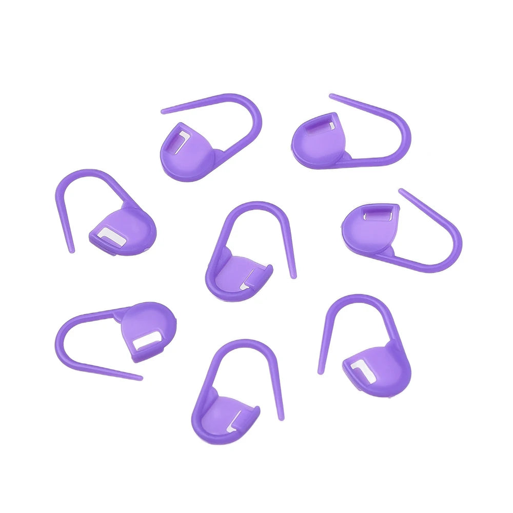Colorful Locking Stitch Markers for Knitting and Crochet