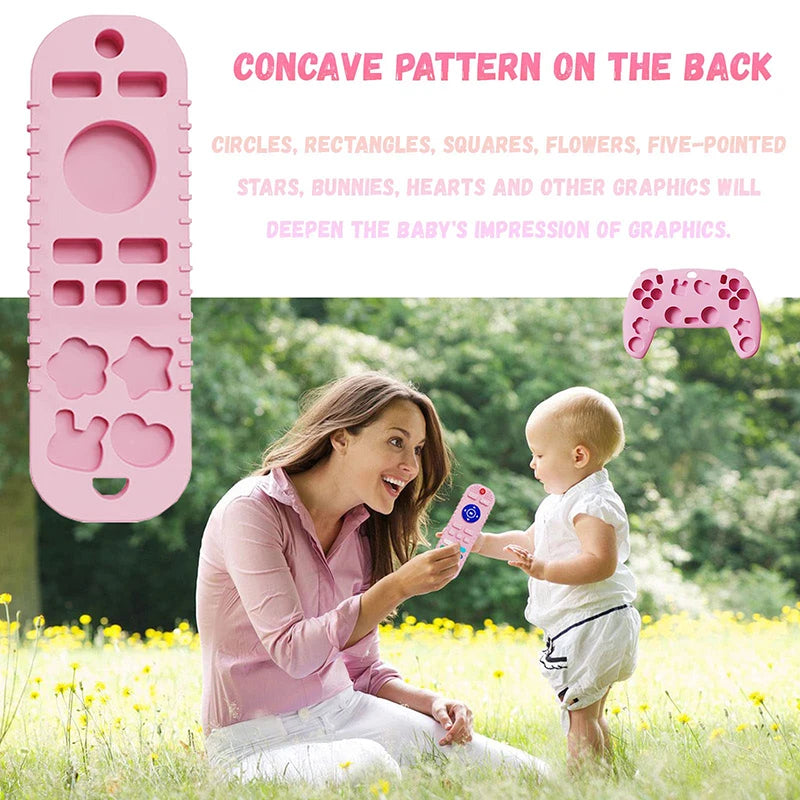 Silicone Baby Teething Toy Remote Control
