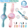 Portable Smoke Bubble Machine with LED Lights