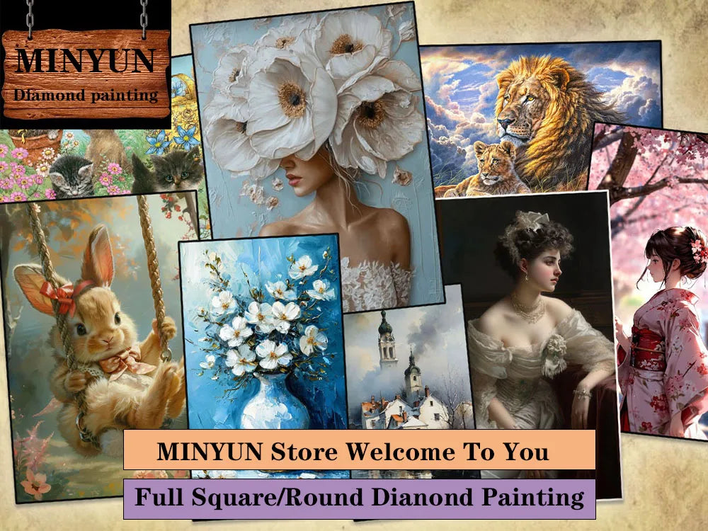 DIY Diamond Painting Kit - Enchanted Forest Landscape