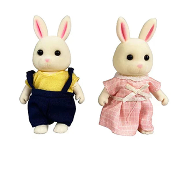 Forest Animal Miniature Dollhouse Furniture Set – 1/12 Scale Bedroom, Kitchen & Bathroom Decor