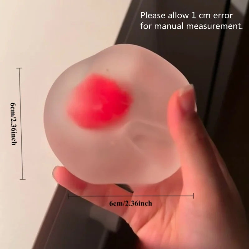 Strawberry Mochi Squishy Toy – Soft Sensory Fidget for Stress Relief