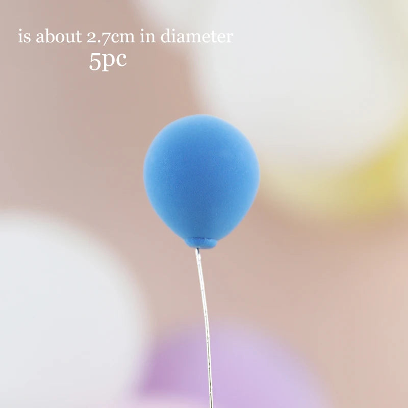 Colorful Plastic Cake Toppers for Birthday Parties & Desserts