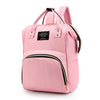 Canvas Baby Diaper Bag with Thermal Bottle Pockets & Hanging Design