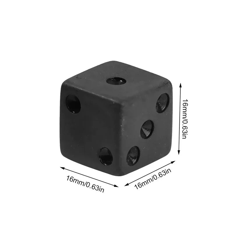 Matte Black Polyhedral Dice Set (7-Piece)