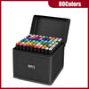 Dual-Tip Alcohol Art Markers – 24 to 262 Color Sets for Illustration & DIY