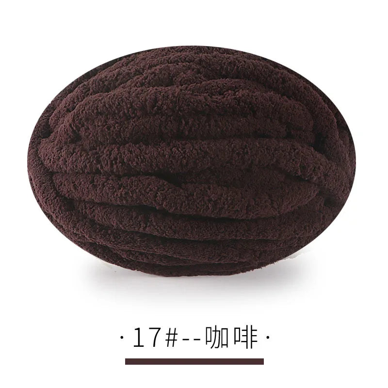 Chunky Chenille Yarn for Knitting and Crochet