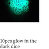 Glow-in-the-Dark Dice Set of 10