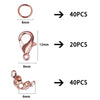 Stainless Steel Jewelry Findings Kit with Clasps, Jump Rings & Connectors