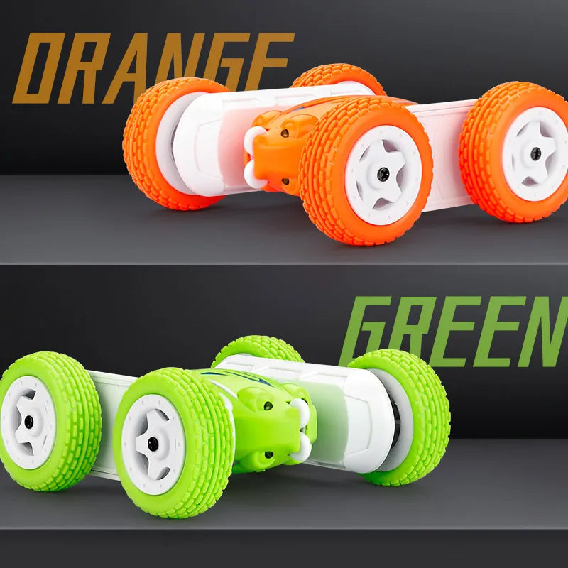 Remote Control Stunt Car with 360° Flips and LED Lights