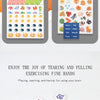 Montessori Quiet Book – Interactive Word Recognition & Early Learning Activity Book for Kids