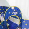 Foldable Spaceship Tunnel Playhouse for Toddlers with Carry Bag