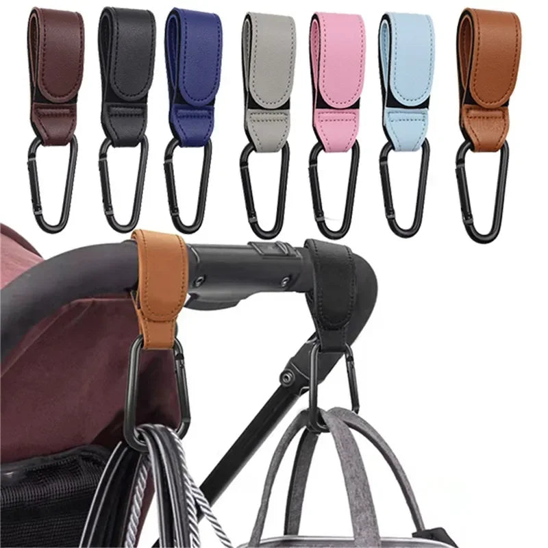 360° Rotating Stroller Hook for Bags & Diaper Packs