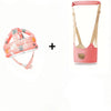 Bear Print Anti-Fall Walking Harness & Head Protection Pillow Set