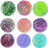 A collection of colorful silicone fidget picking pads with tweezers showing various abstract lines and colors.