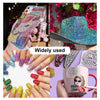 Collection d'accessoires en résine et strass colorés, incluant un chapeau, du nail art et des bijoux.
