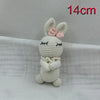 Handmade Amigurumi Plush Toy Set – Fox, Cow & Lamb Sleeping Dolls