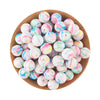 Pink Silicone Round Beads for DIY Jewelry Making