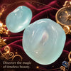 Transparent Blue Squishy Stress Ball – Soft Rebounding Sensory Toy