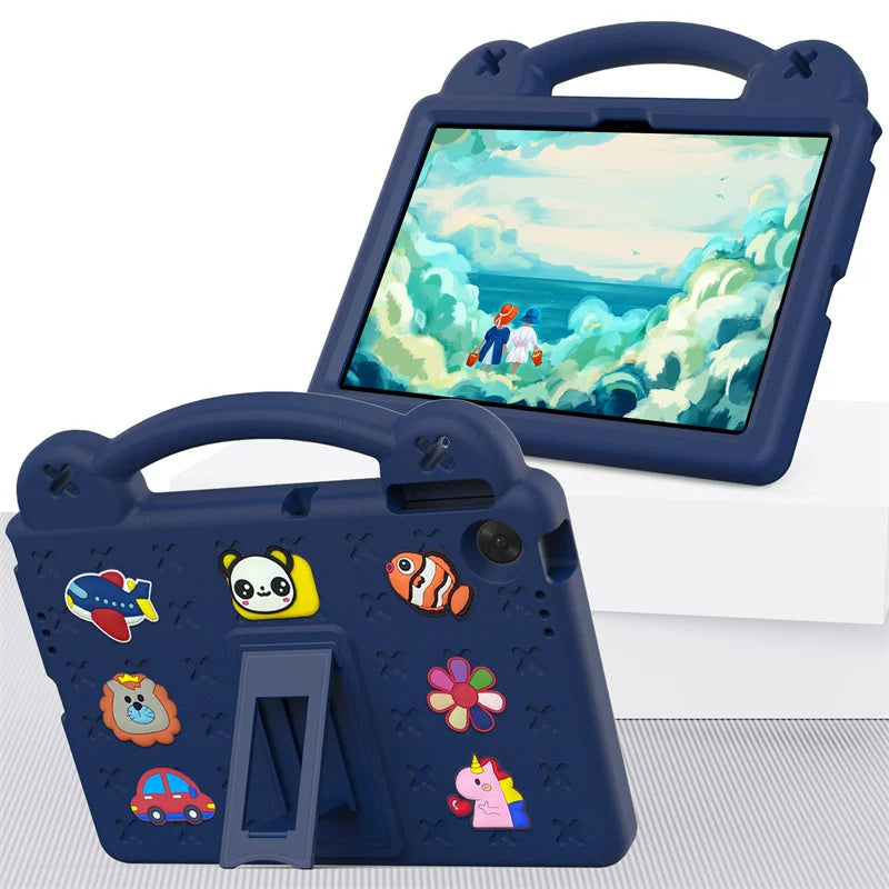Kids Tablet Case with Foldable Kickstand for Lenovo Tab 10.1 (2025 K10 Gen 2)