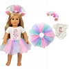 Doll Outfit Set with Hat for 17-43 cm Baby Dolls