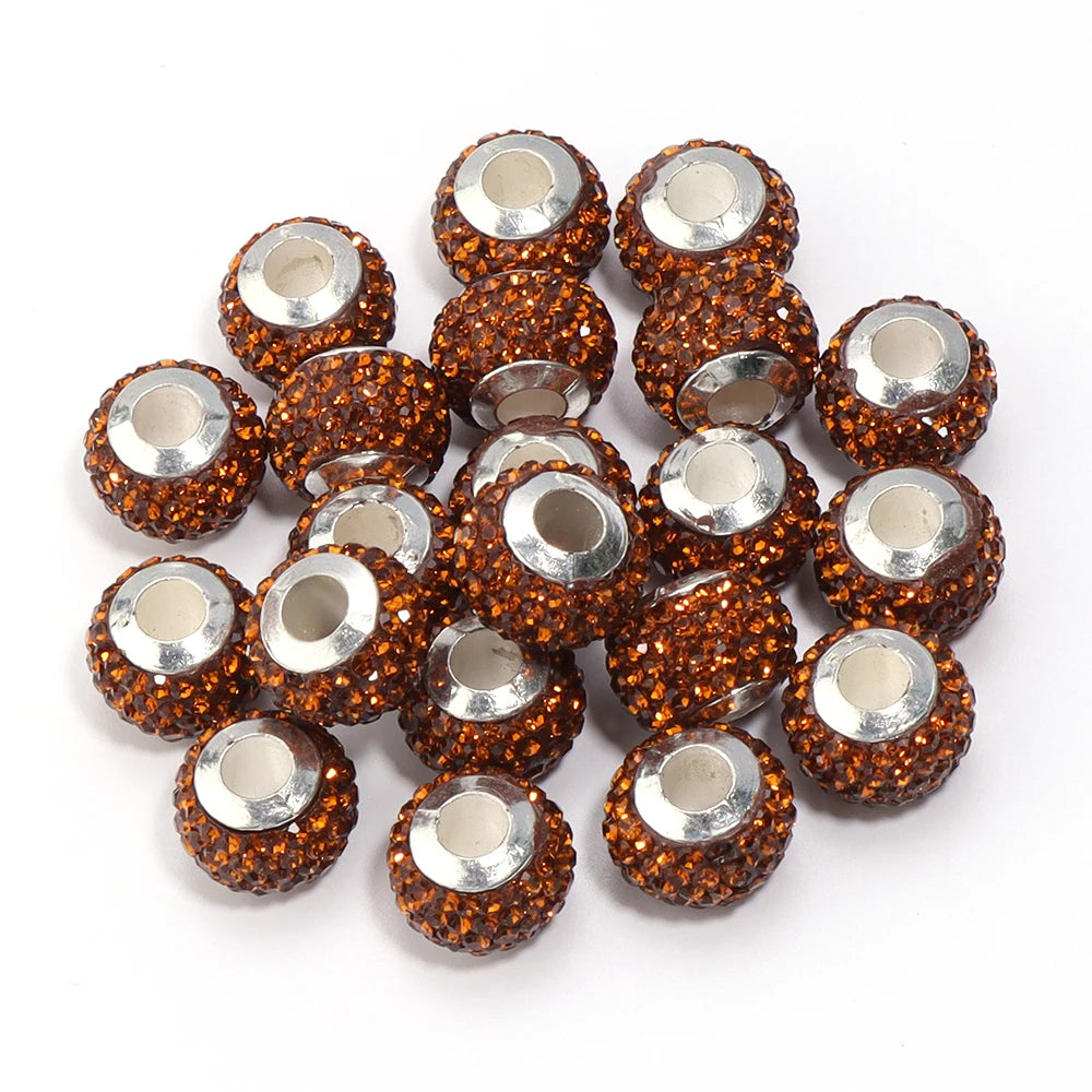 Luxury Rhinestone Spacer Beads for DIY Jewelry Making