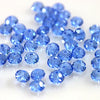Faceted Crystal Glass Rondelle Beads for Jewelry Making