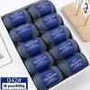 A box of YEDAN MERINO worsted wool thread yarn balls for knitting projects
