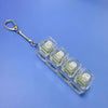 LED Crystal Keyboard Keychain Fidget Toy
