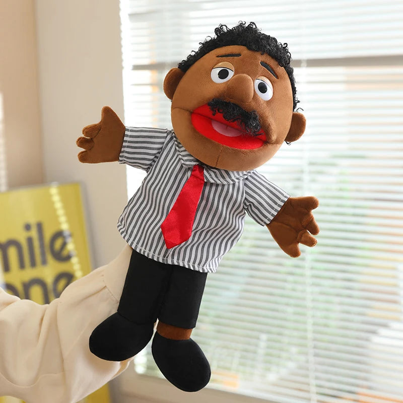 Soft Plush Family Hand Puppet Set for Storytelling and Play