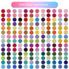 5200+ Glass Rice Beads in 24 Colors for DIY Jewelry Making