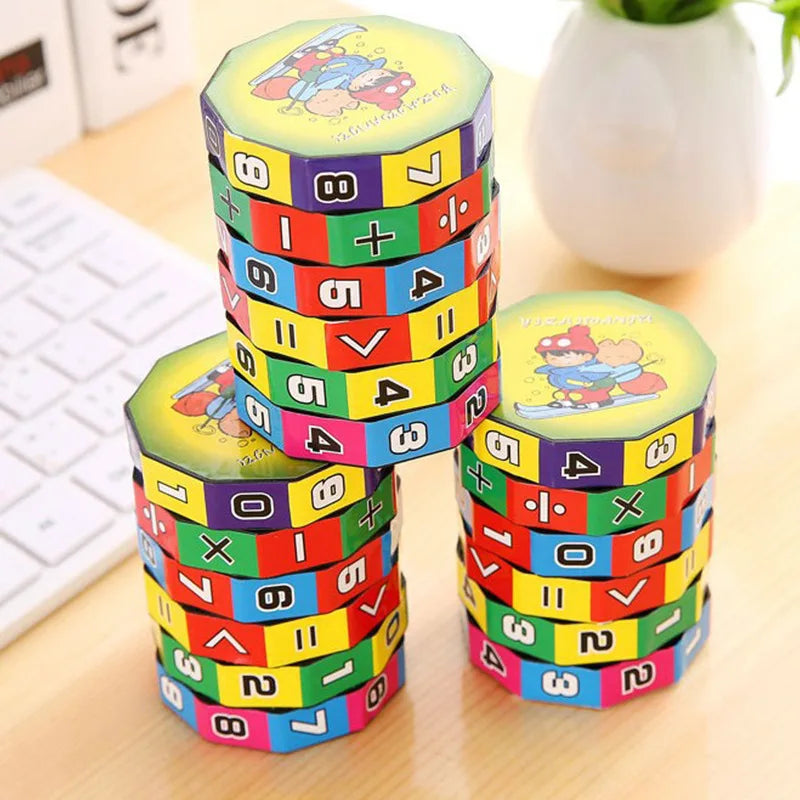 Educational Math Cube Toy for Kids – Arithmetic Learning Puzzle