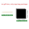 A package containing wooden styluses and scratch notes for a rainbow art craft set.