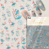 Ocean-Inspired Nail Art Sticker Set