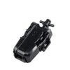 Black gyro launcher accessory with a plastic housing and mounting features.
