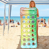 Oversized Inflatable Pool Lounger with Headrest